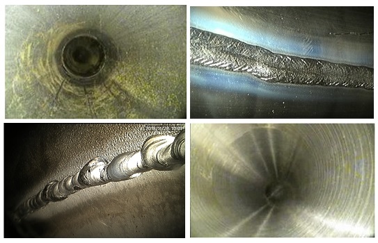 工業(yè)內(nèi)窺鏡檢測導管內(nèi)部實拍圖